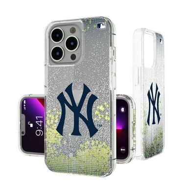 New York Yankees Linen Logo iPhone Glitter Case