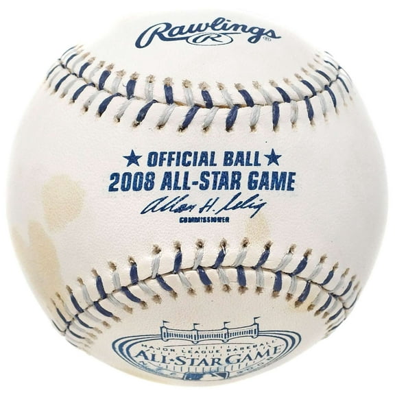 2008 All-Star Game Rawlings Official MLB Leather Game Baseball Allen Selig - 1