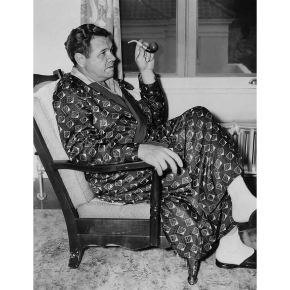 New York Yankees. Retired Outfielder Babe Ruth History (24 x 36)