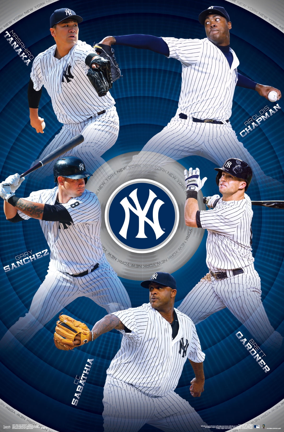 New York Yankees® - Team Poster and Poster Mount Bundle