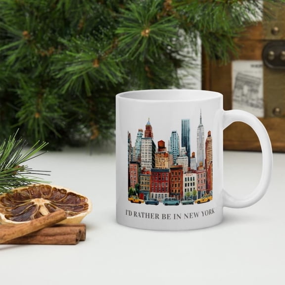 New York mug, NYC mug, City mug, Travel mug, New York City gift, Travel lover gift, Modern mug, Big Apple mug, New York uvenir.
