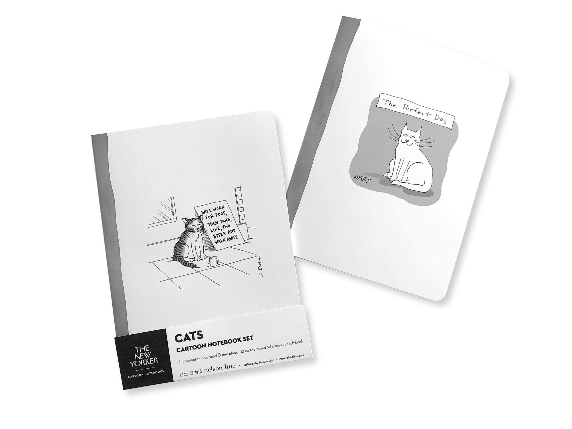 New Yorker Cartoon Notebook Set - Cats - Walmart.com