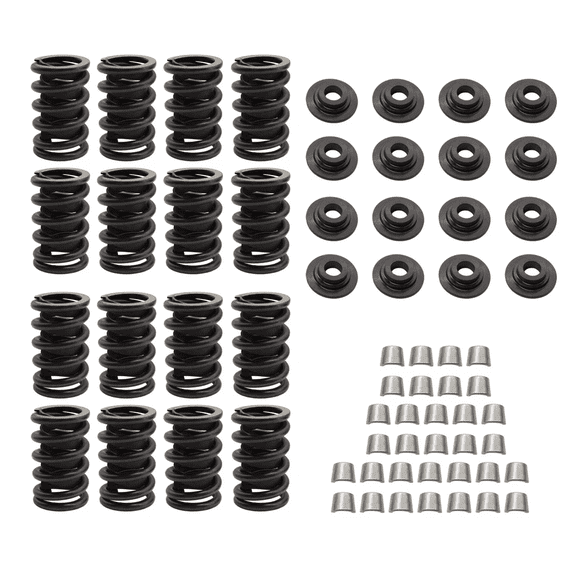 New Z28 Style Valve Spring Retainer & Lock Set sb For Chevy 400 350 327 307 305