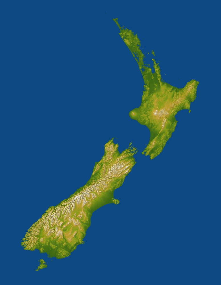 New Zealand Canvas Art - Stocktrek Images (25 x 33)