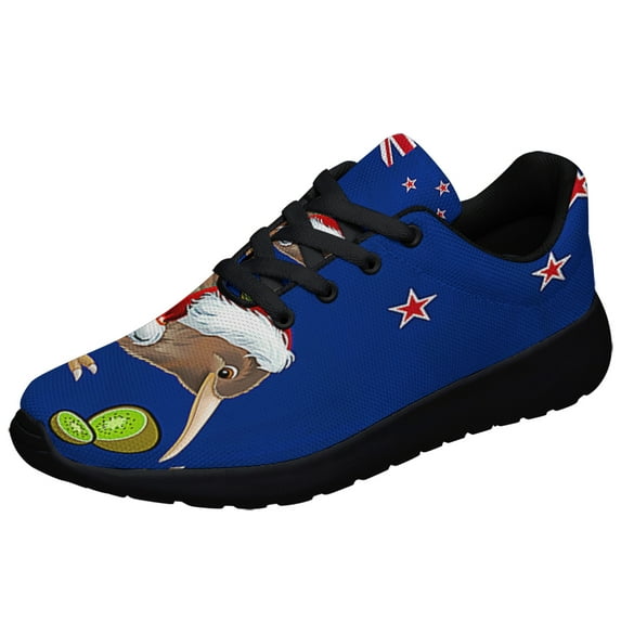 New Zealand ChriStas Kiwi Bird Shoes Sneakers Black Size 11