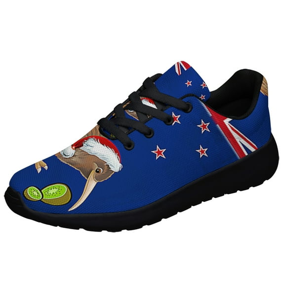 New Zealand ChriStas Kiwi Bird Shoes Sneakers for Women Men Black Size 10