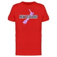 thumbnail image 1 of New Zealand Dotted Map Ts Tee Men's -Image by Shutterstock, 1 of 2