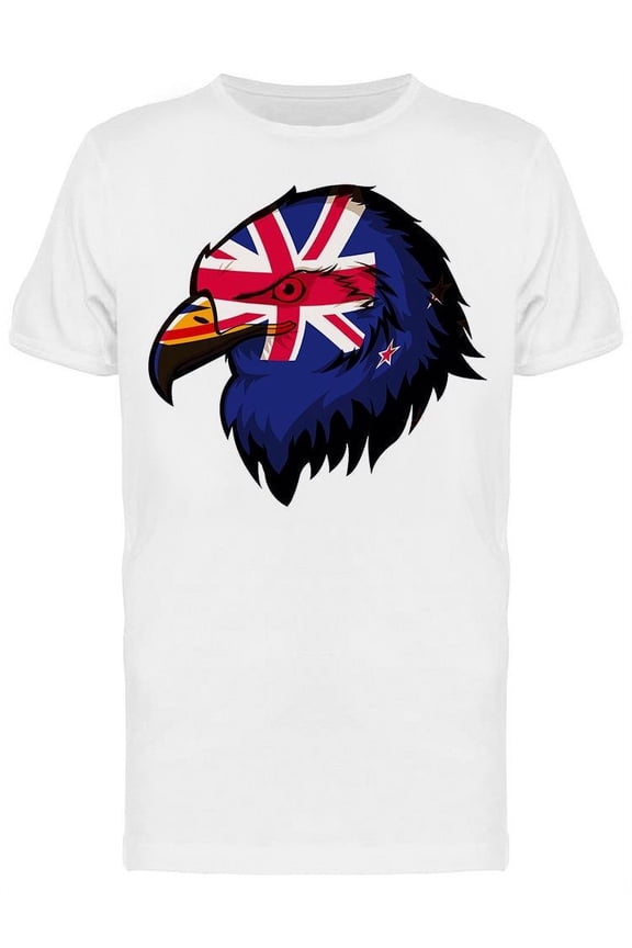 New Zealand Eagle T-Shirt Men -Image by Shutterstock, Male Large