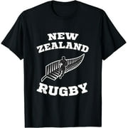New Zealand Flag Kiwis Rugby Team T-Shirt