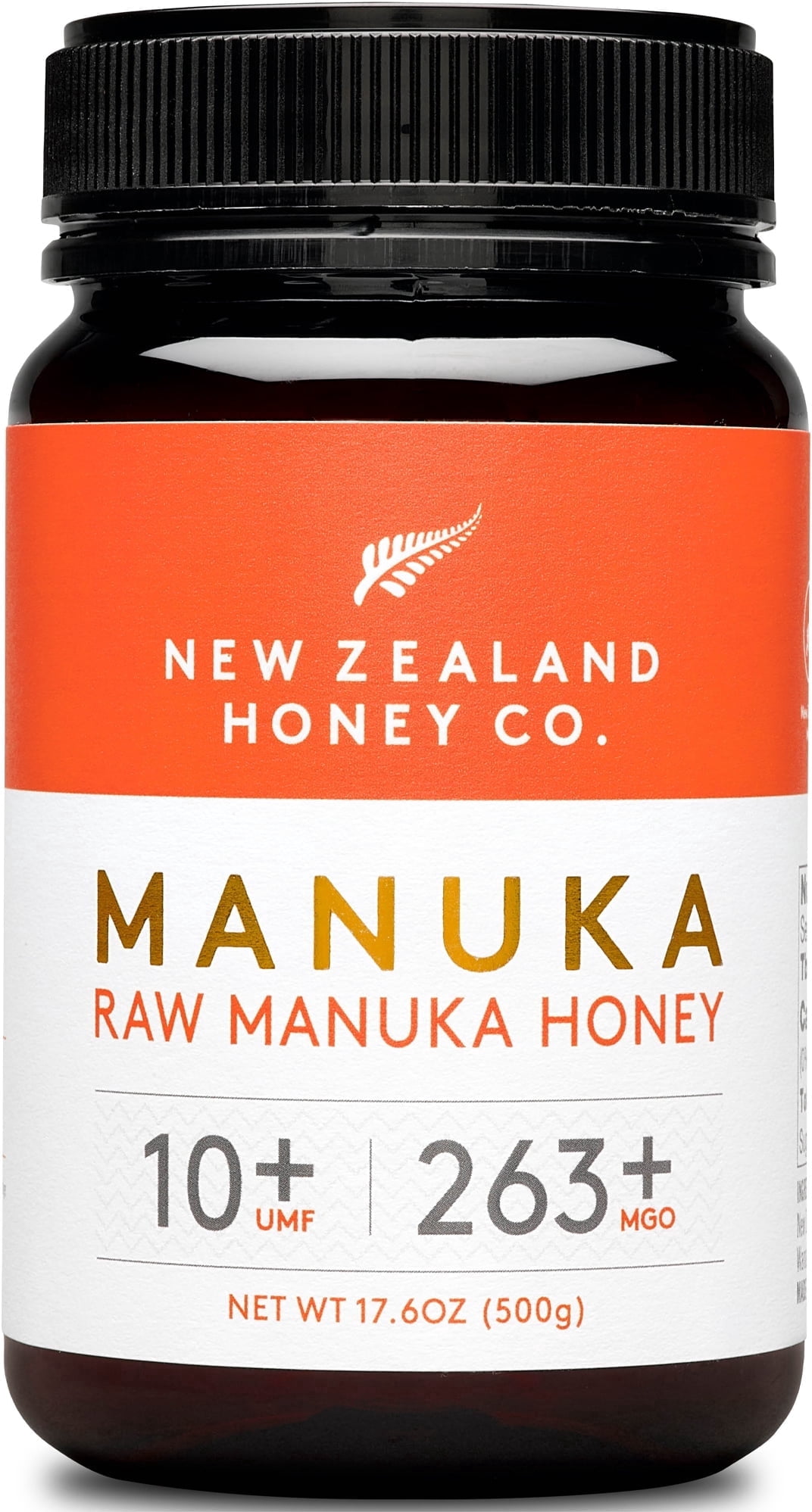 New Zealand Honey Co. Raw Manuka Honey UMF 10+ | MGO 263+ 17.6 oz