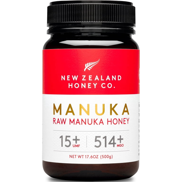 New Zealand Honey, Raw Manuka Honey, UMF 15+ and MGO 514+, 17.6 oz