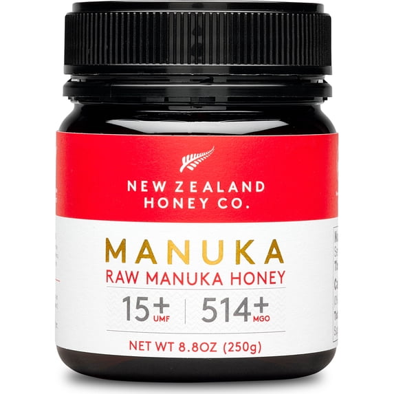 New Zealand Honey Co. Raw Manuka Honey UMF 15+ | MGO 514+ 8.8 oz