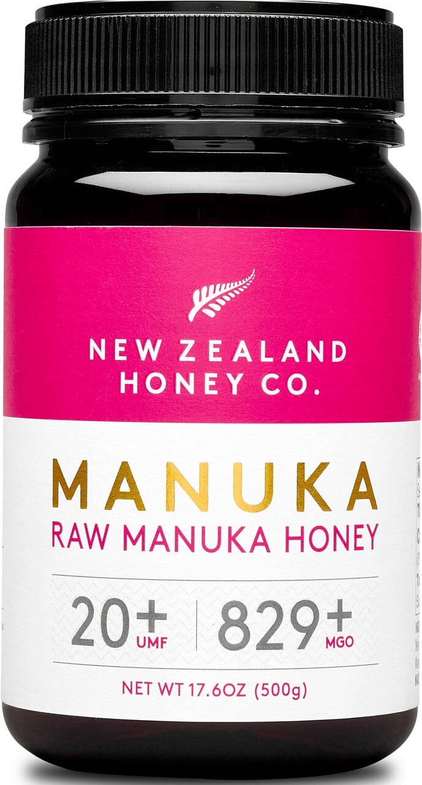 New Zealand Honey Co. Raw Manuka Honey UMF 20+ | MGO 829+ 17.6 oz