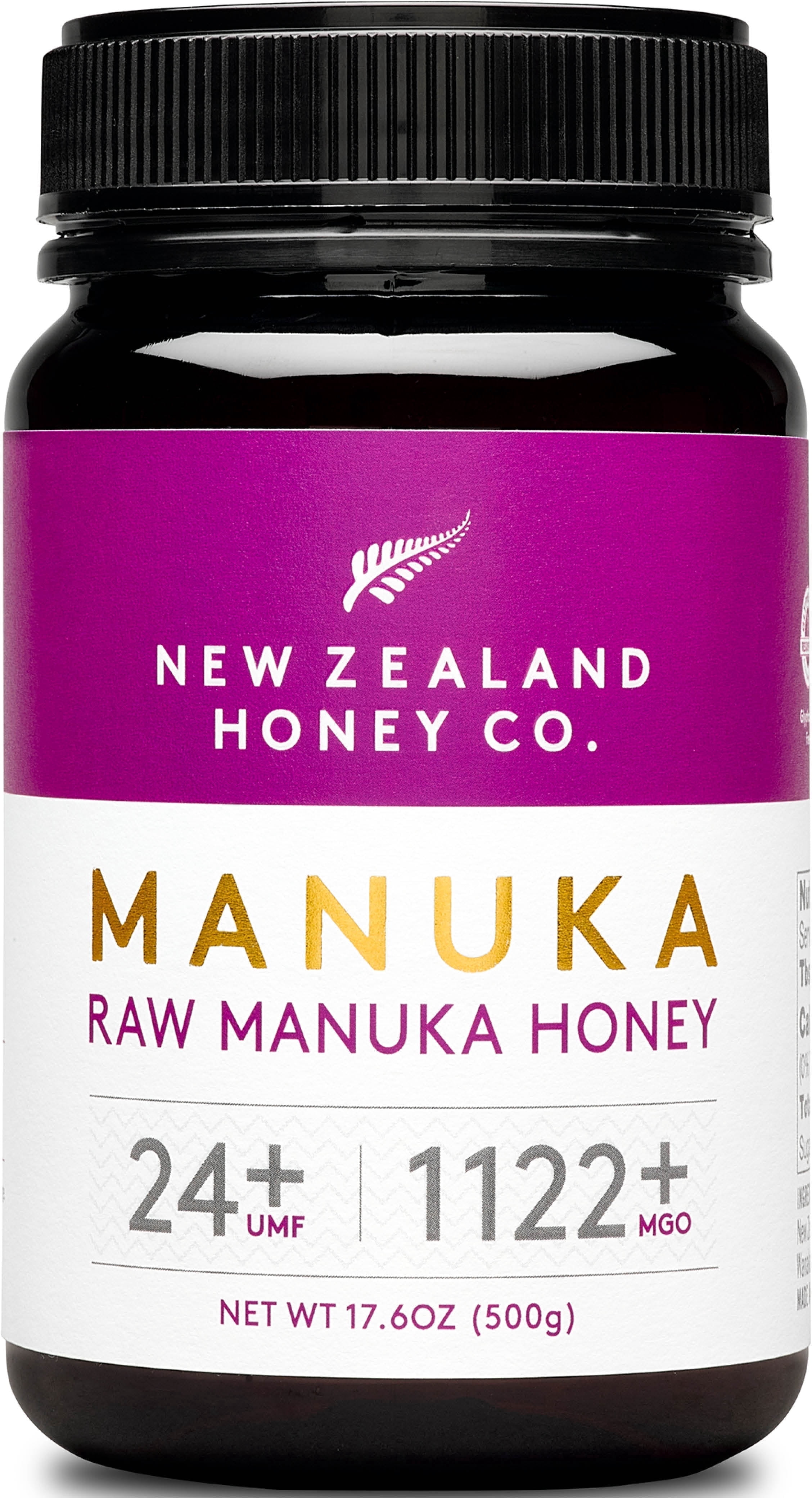 New Zealand Honey Co. Raw Manuka Honey UMF 24+ | MGO 1122+ 17.6 oz