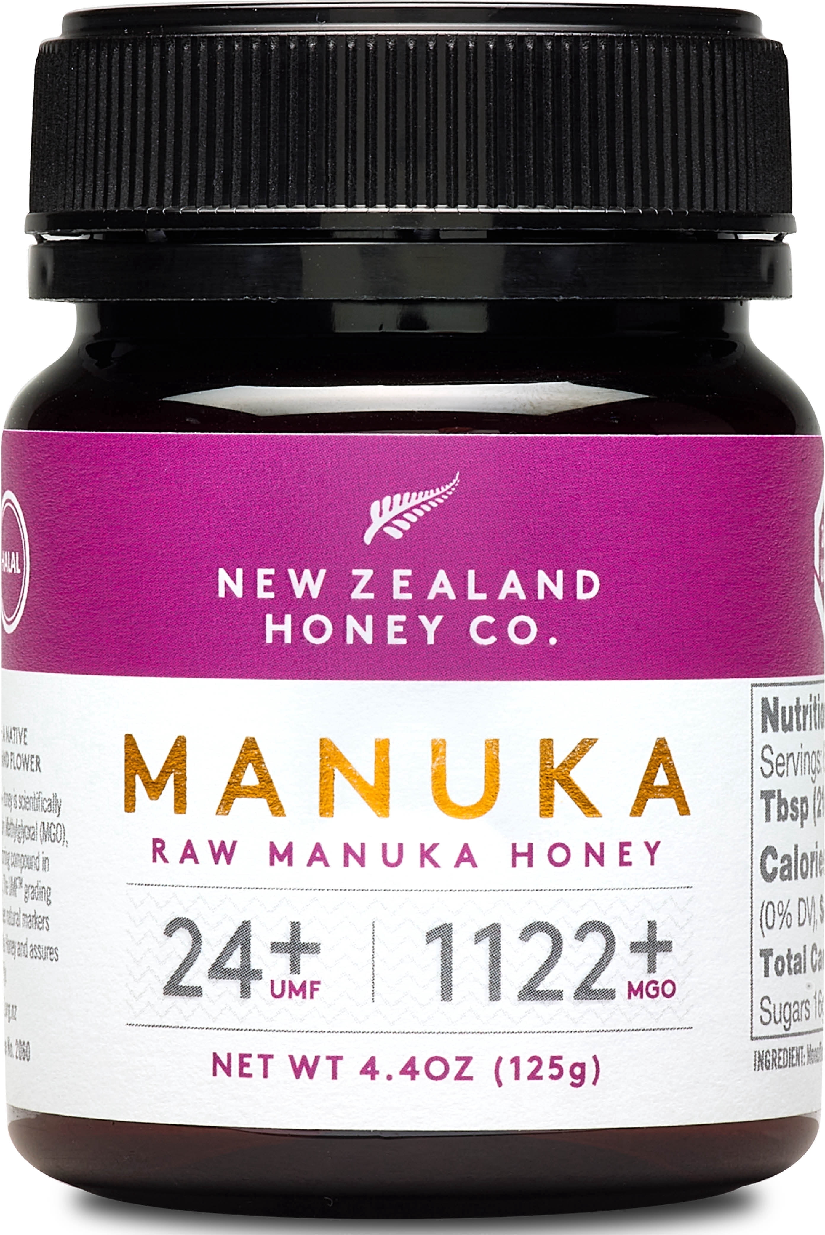 New Zealand Honey Co. Raw Manuka Honey UMF 24+ | MGO 1122+ 4.4 oz