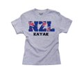 thumbnail image 1 of New Zealand Kayak - Olympic Games - Rio - Flag Boy's Cotton Youth Grey T-Shirt, 1 of 2
