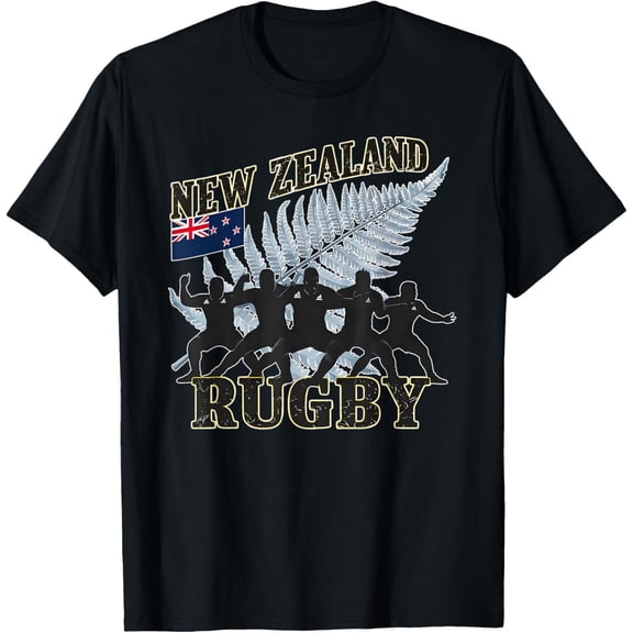 New Zealand Rugby Fan Shirt All Black Haka Maori Dance T-Shirt