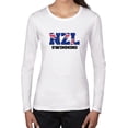 thumbnail image 1 of New Zealand Swimming - Olympic Games - Rio - Flag Women's Long Sleeve T-Shirt, 1 of 2