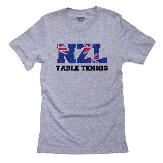 New Zealand Table Tennis - Olympic Games - Rio - Flag Men's Grey T-Shirt