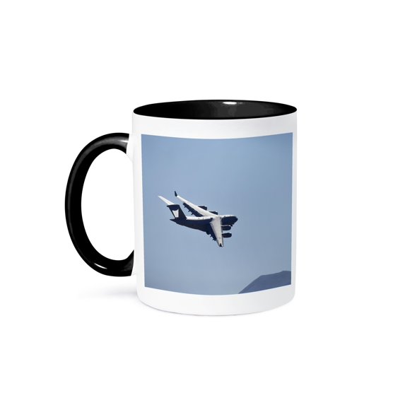 New Zealand, Warbirds Over Wanaka, Vintage Airplanes-Au02 Dwa5985 - David Wall, 15oz Two-Tone Black Mug