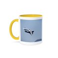 thumbnail image 1 of New Zealand, Warbirds Over Wanaka, Vintage Airplanes-Au02 Dwa5985 - David Wall, 15oz Two-Tone Yellow Mug, 1 of 7