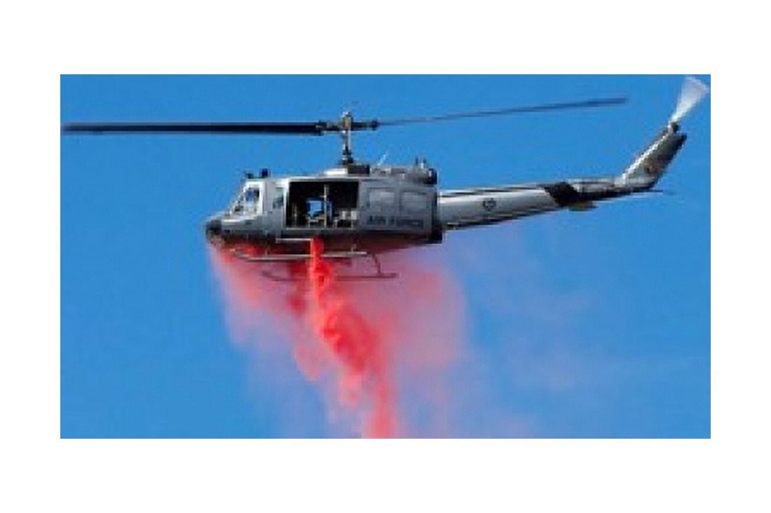 New Zealand Warbirds Over Wanaka Vintage Helicopter Canvas Art - David Wall DanitaDelimont (34 x 23)