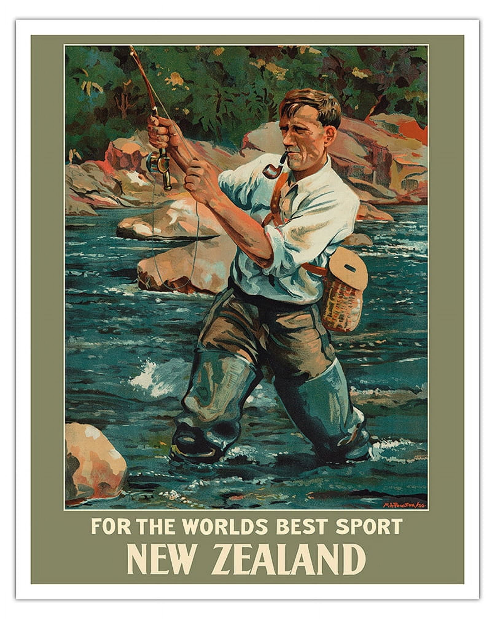 New Zealand - For the Worlds Best Sport - Trout Fly Fishing Angler