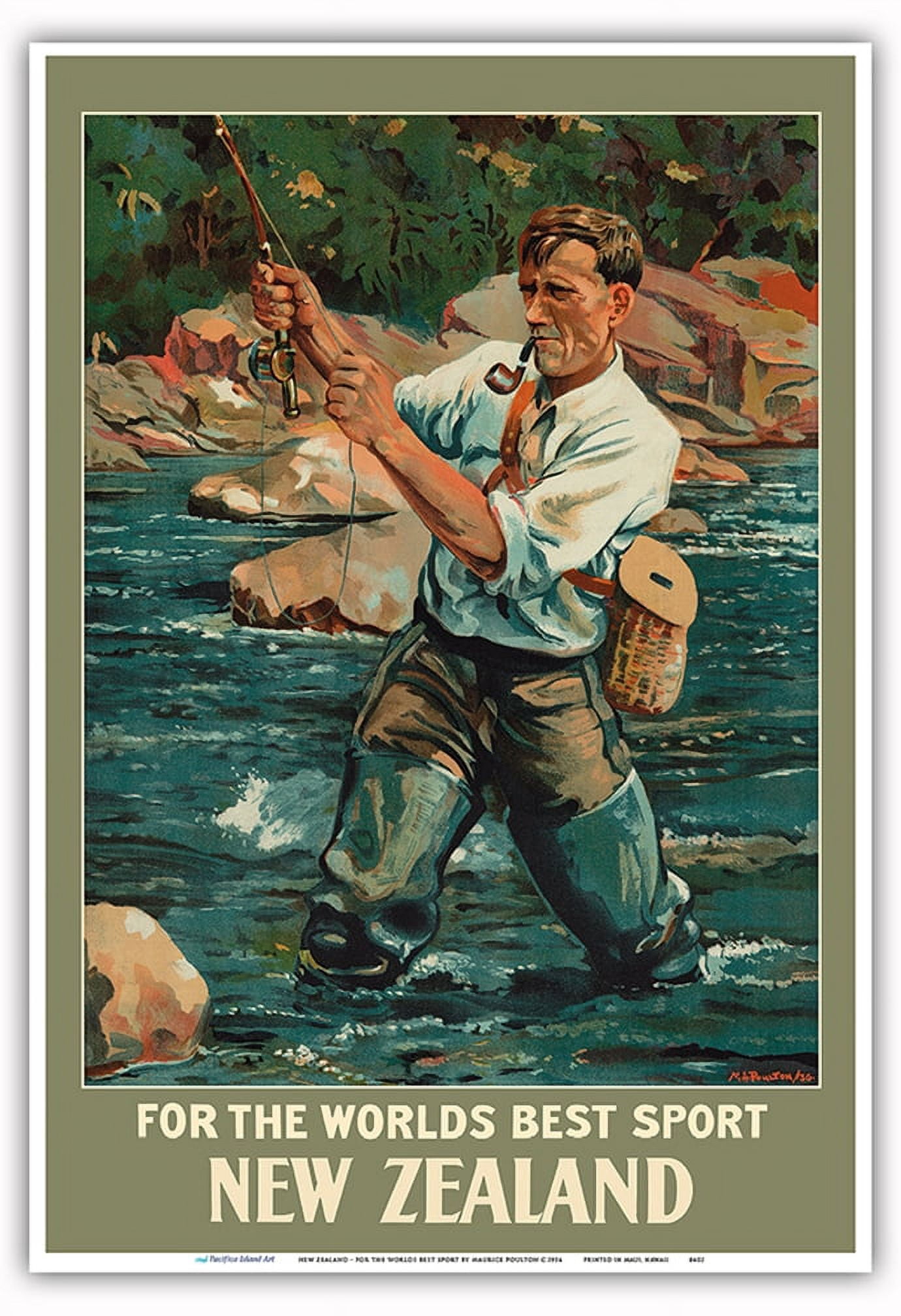 New Zealand - For the Worlds Best Sport - Trout Fly Fishing Angler