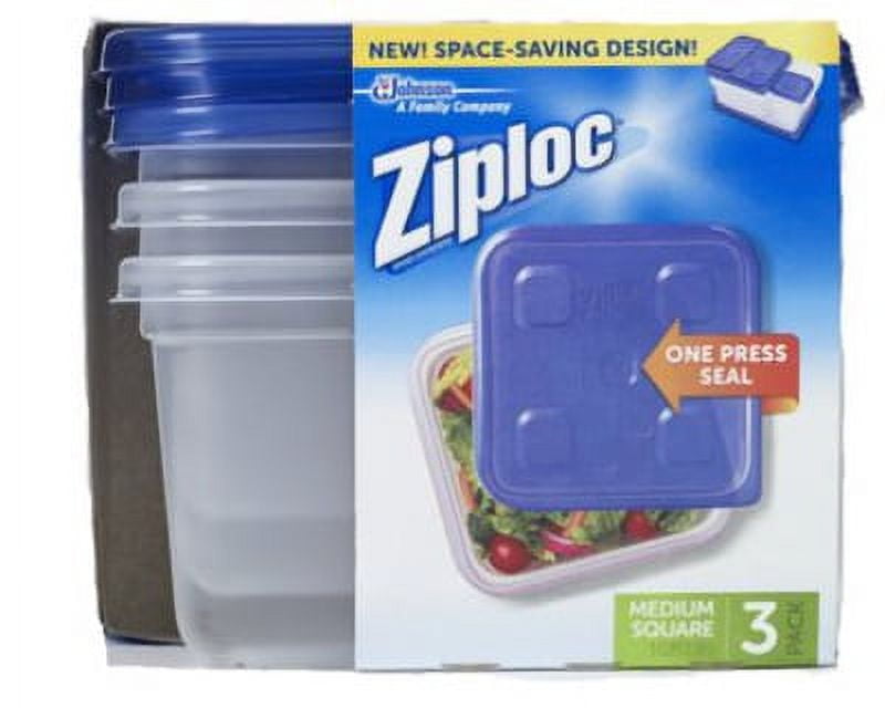 Ziploc 70933 Medium Round Ziploc Container 3 Count for sale online