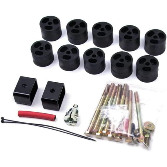 New Zone Offroad 2" Body Lift Kit,Compatible With 2007-2018 Jeep Wrangler Jk