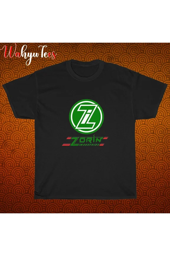 New Zorin Industries Logo Black/Grey/Navy/White Size S-5XL Unisex T-Shirt