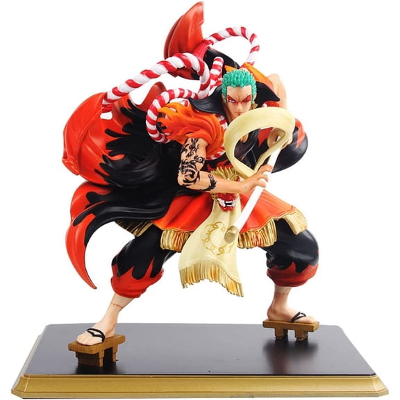 New Zoro Cartoon Character Animated Statue Ornaments Anime Collecting Memorial Gift Decorations