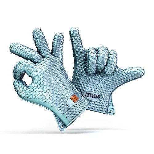 New Zuup Design Max Premium Grill Heat Safe Silicone Bbq Oven Gloves (Pair)