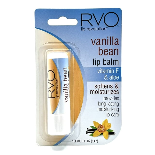 New and Improved RVO Lip Revolution Vanilla Bean Lip Balm (0.11 oz