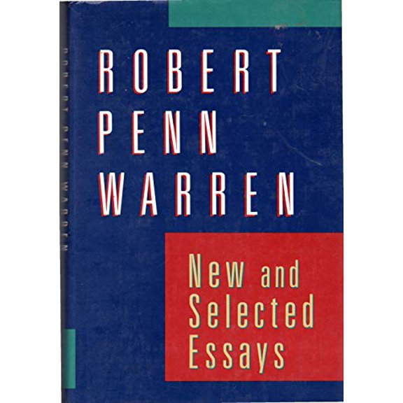 Pre-Owned New and Selected Essays Hardcover Robert Penn Warren