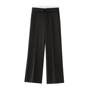 New arrival-Women's hem trousers/casual pants with stitching