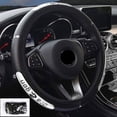 thumbnail image 1 of Leather Car Steering Wheel Cover Car-styling Sport Auto Steering Wheel Covers, 1 of 6