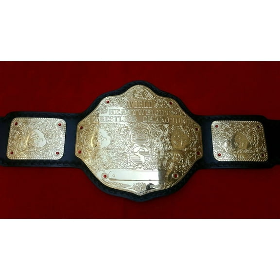 New big gold world heavyweight wrestling championship wwe replica belt