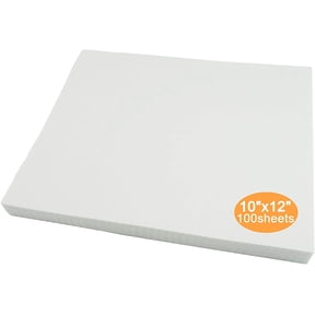 New brothread 1.8oz Tear Away Machine Embroidery Stabilizer Backing 10"x12" 100 Precut Sheets
