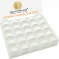 thumbnail image 1 of New brothread 25pcs White 90WT Prewound Bobbin Thread Size A SA156, 1 of 6