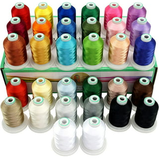 New brothread 12 Colors Variegated Polyester Embroidery Machine Thread Kit  500M (550Y) Each Spool for Brother Janome Babylock Singer Pfaff Bernina  Husqvaran Embroidery and Sewing Machines-Assortment2 