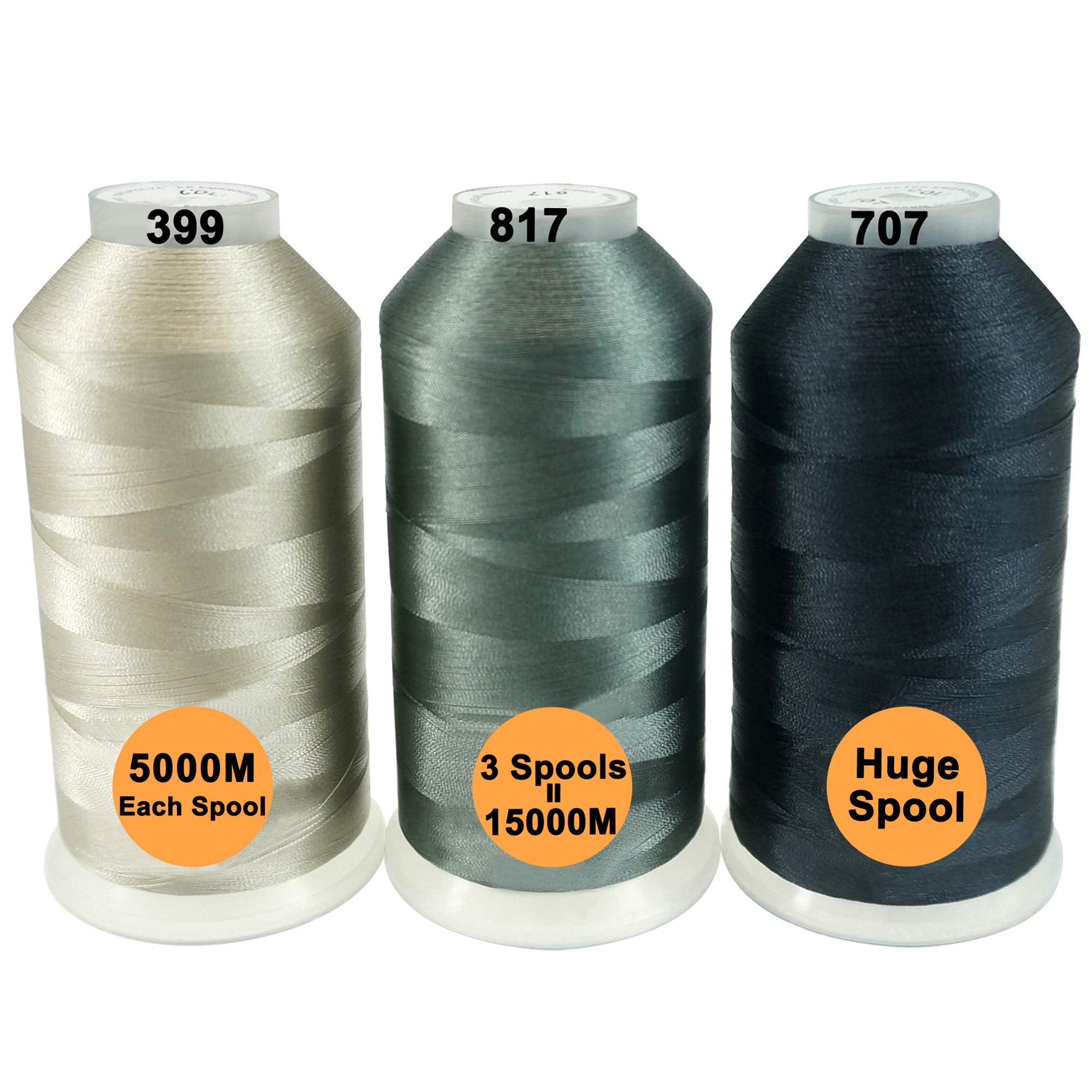 New brothreads - 40 Options- Various Assorted Color Packs of Polyester ...