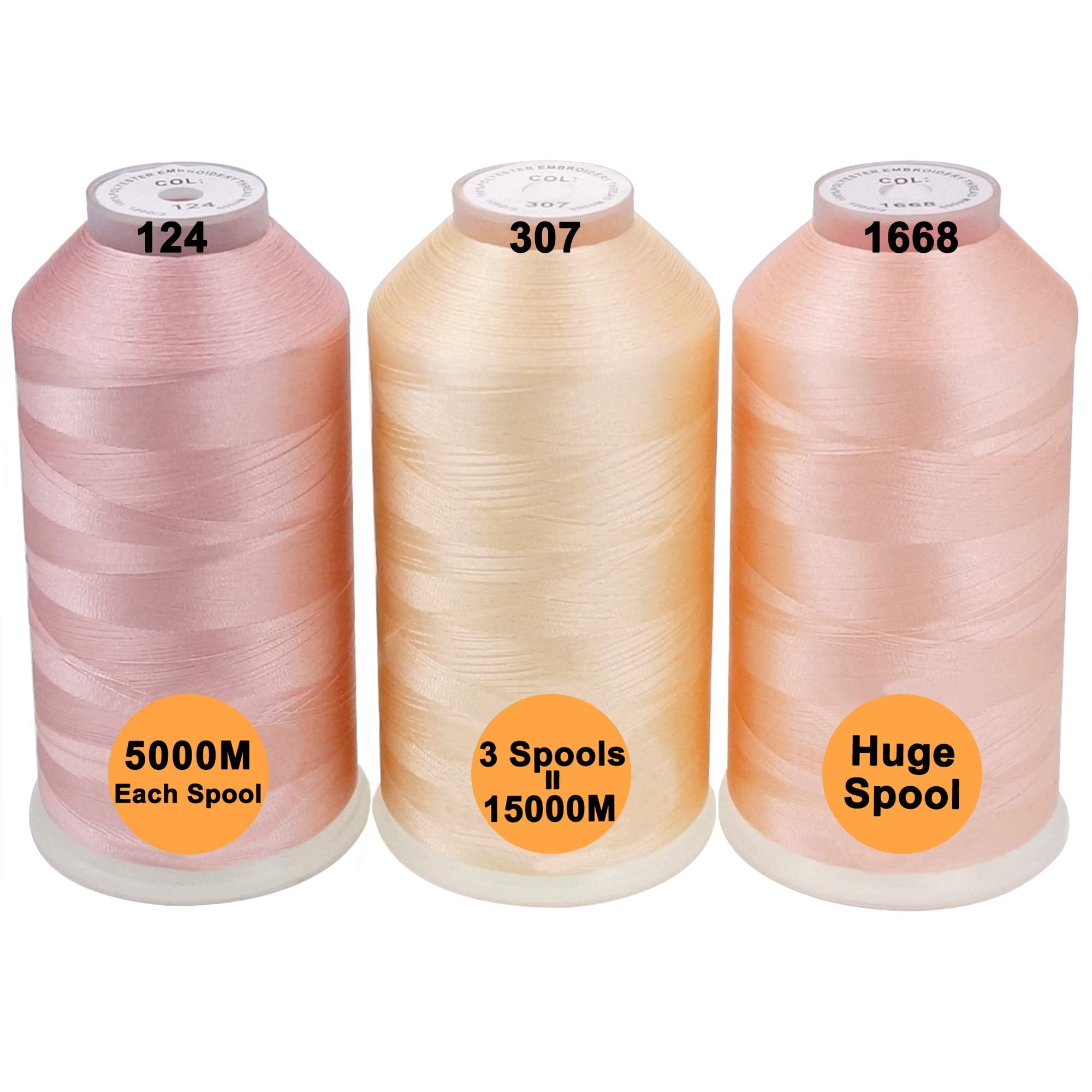 New brothreads - 40 Options- Various Assorted Color Packs of Polyester ...