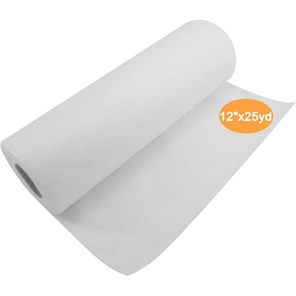 New brothread Light Weight Wash Away-Water Soluble Machine Embroidery Stabilizer Backing 12"x25yd roll