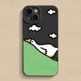 thumbnail image 1 of New cartoon duck Silicone Case for iPhone 15 14 13 12 11 pro Max mini X XR XS Max 78 15 plus SE2 lens protection soft back cover, 1 of 1