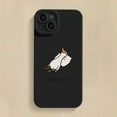thumbnail image 1 of New cartoon duck Silicone Case for iPhone 15 14 13 12 11 pro Max mini X XR XS Max 78 15 plus SE2 lens protection soft back cover, 1 of 1