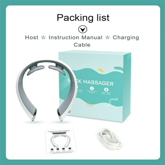 New cervical spine massager TENS low frequency pulse hot compress physiotherapy massager Neck massager