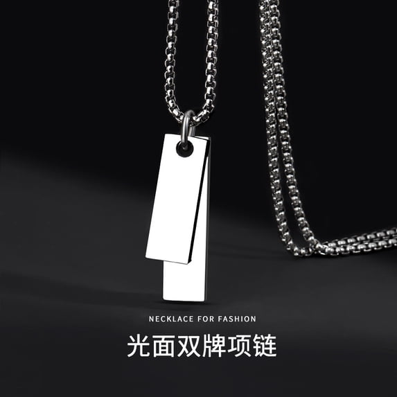 New creative and fashionable men's necklace set, Korean-style jewelry ...