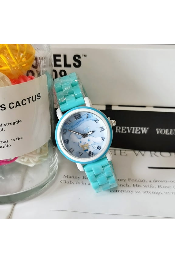 New cute cartoon KRM CNMR Big -ear Dog Pocha high-quality waterproof watch