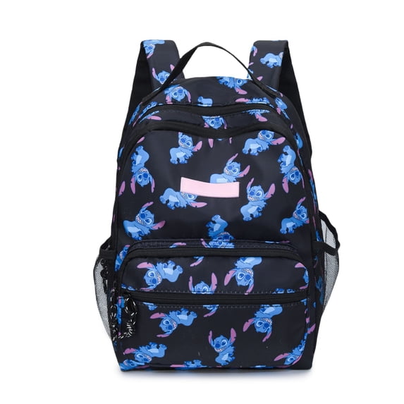 New cute cartoon Stitch casual large-capacity backpack, lightweight and durable versatile school sports backpack for students